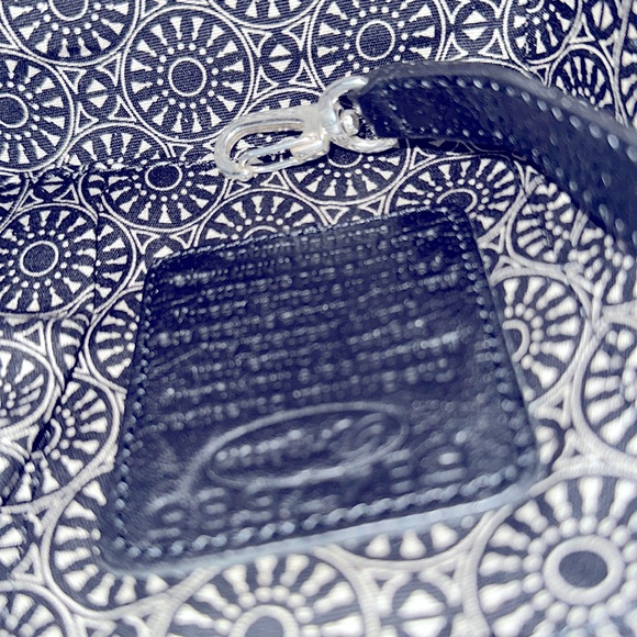 Brighton leather small tote in zebra stripe - Picture 10 of 11